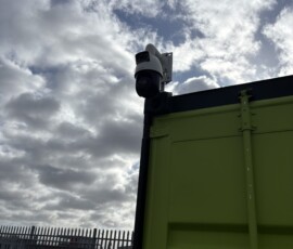 Hikvision TandemVu PTZ is a "two-in-one" security camera that pairs a fixed wide-angle lens with a high-speed zoom lens in a single unit.